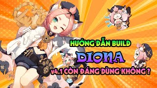 Hướng dẫn build chi tiết Diona v41  người pha chế đỉnh cao ở Mondstalt  Genshin Impact [upl. by Hcaz]