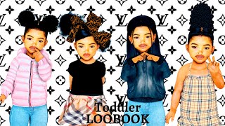 💅🏾Sims 4 CAS Toddler Lookbook  CC FOLDER  CC FOLDER amp SIM DOWNLOAD [upl. by Gathers]