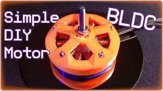 A Simple BLDC Motor Build [upl. by Ahtiekahs]