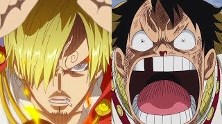 One Piece Episode 807808 Anime Review  Luffy VS Sanji an Emotional and Epic Duel [upl. by Lorola]