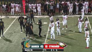 Damien Football vs Etiwanda [upl. by Esinad111]