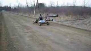 Huge Pulse Jet testing on a dirt road [upl. by Neufer]