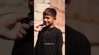 A sweet smile from Huzaifa during our Ration Food Drive 🥰 foodrations charityinpakistan [upl. by Gail365]