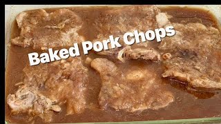 Oven Baked Pork Chops amp Gravy Simple amp Delicious [upl. by Macri]