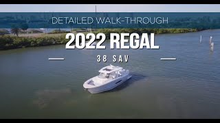 2022 Regal 38 SAV Detailed Walkthrough  Now Available in Clearwater Florida [upl. by Ybor520]