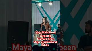 Maya bini ratir bukut stage programme…marmita mitra maya bini zubeen garg song zubeengarg zubeen [upl. by Luing]