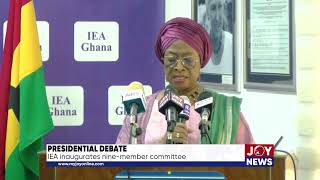 Presidential debate IEA inaugurates ninemember committee [upl. by Adnalay]