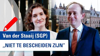 Kees van der Staaij SGP quotMijn inzet recht krijgen wat krom isquot  In De Fractiekamer 2  RD [upl. by Green]