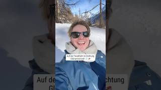 Talabfahrt in Richtung Glühwein 🛷⛷️🏔️🥳  schlitten winter skifahren apresski vincentgross [upl. by Ainegue154]