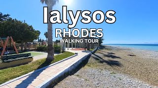 Ialysos Walking Tour in Rhodes Greece 2024 [upl. by Gunthar]