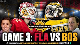 LIVE Bruins vs Panthers Game 3 Postgame Show [upl. by Nothgierc]