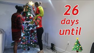 We Put Up Our Christmas Tree 🎄VLOGMAS [upl. by Gerita]