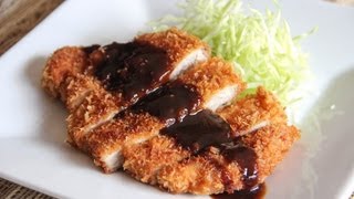 Tonkatsu deep fried pork Recipe  Japanese Cooking 101 [upl. by Coreen]