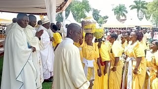 Offertory Procession during Hoima Diocese Priestly amp Diaconate Ordinations 2023 [upl. by Tessi206]