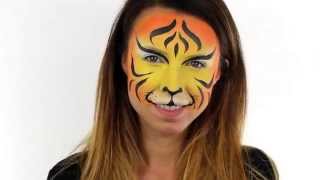 Quick amp Easy Tiger Face Paint Tutorial  Snazaroo [upl. by Cohette141]