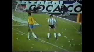 COPA AMERICA 1983 Argentina vs Brasil 1T [upl. by Sly]