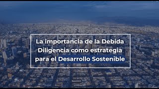 La importancia de la Debida Diligencia como estrategia para el Desarrollo Sostenible [upl. by Akselav]