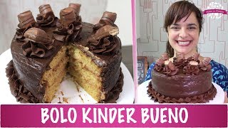 BOLO KINDER BUENO  394  Receitas da Mussinha [upl. by Peugia]