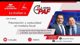 Prescripción y caducidad en materia fiscal [upl. by Shiekh]