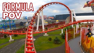 Formula Front Row POV Energylandia Vekoma Launch Coaster [upl. by Enileuqaj]