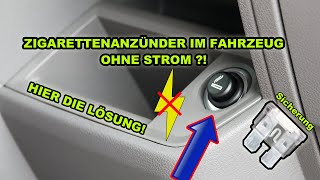 ZIGARETTENANZÜNDER GEHT NICHT MEHR  DAS MUSST DU TUN  SICHERUNG TAUSCHEN  VW GOLF 5  FACTOREM [upl. by Ennirok994]