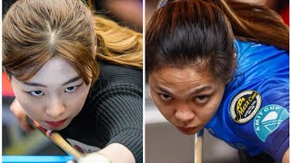 MARBOYS BILLIARDS REMATCH 🇵🇭 Denise Denden Santos vs 🇰🇷 Seo Seoa 10 BALL TRIANGLE RACE 14 [upl. by Delfeena]