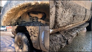 Ford RANGER YIKADIK  OFF ROAD yapmış araç nasıl yıkanır   How to wash SUPER MUDDY FORD RANGER 💦 [upl. by Nitreb679]