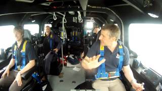 Inside prototype lifeboats wheelhouse during rough weather trials [upl. by Alger44]