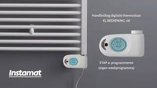 Instamat Thermostaat Handleiding STAP 4  programmeren [upl. by Akcinahs702]