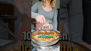 10 Minuten Orzo Risotto mit 40g Protein  Schnelles Feierabend Rezept [upl. by Erialb]