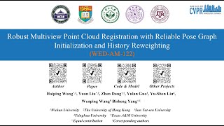 Robust Multiview PC Registration with Pose Graph Initialization amp History Reweighting CVPR 2023 [upl. by Idnew]