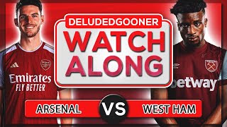 Arsenal 02 West Ham Live Premier League Watch along [upl. by Patin]