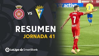 Resumen de Girona FC vs Cádiz CF 21 [upl. by Strait611]