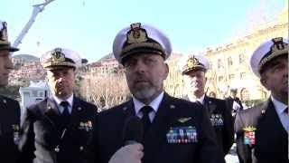 Marina Militare  Amm De Giorgi riorganizzazione logistica del Comando dellAlto Tirreno [upl. by Knah]