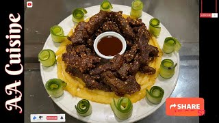 Beef Chatkhara Fry Strips recipe by AA Cuisine [upl. by Ojimmas347]