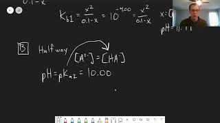 Chapter 11 Polyprotic Titration Curve Calcs 1  CHM 214  111 [upl. by Hertzfeld]