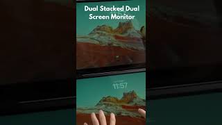 Dual Stacked Dual Screen Monitor [upl. by Attekram274]