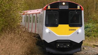 Transport For Wales Class 230  230009 Arrives At Bidston On The Borderlands Line 2nd November 2024 [upl. by Anyat]