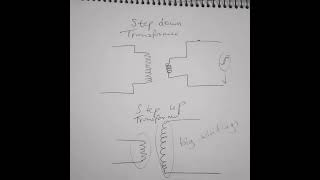 step down transformer VS step up transformer [upl. by Argela]