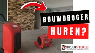 Bouwdroger huren Natuurlijk bij Droogspecialist [upl. by Matuag]