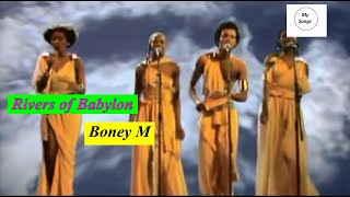 Boney M  Rivers of Babylon Lyrics mysongs BoneyM RiversofBabylon Lyrics [upl. by Gorges]