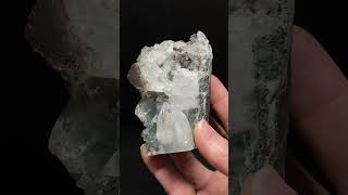 Heulandite Fan amp Clear Apophyllite in Trimmed Basalt Pocket [upl. by Areyk]