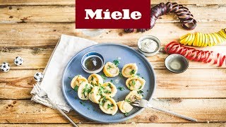 Rezept Russische Pelmeni mit Nussbutter I Miele [upl. by Sinnel]