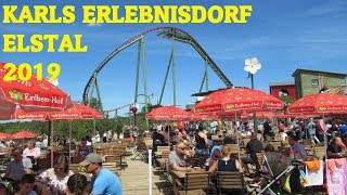 Karls Erlebnisdorf Elstal 2019 Rundgang mit allen Hauptattraktionen [upl. by Anilemrac]