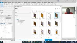 Importing components from BIM object library in Revit 2022 [upl. by Nadda]