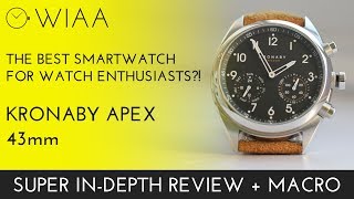 The perfect smartwatch for watch enthusiasts Kronaby Apex 43mm Watch Review  Unboxing [upl. by Carolee]