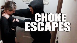 Top 3 Choke Escapes for Self Defense  Win the Fight Against an Attacker [upl. by Valerlan]