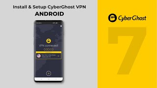 How to install and setup CyberGhost VPN on your Android [upl. by Hatty]