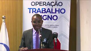 MAPTSS  IGT APRESENTA À IMPRENSA BALANÇO DA OPERAÇÃO “ TRABALHO DIGNO” [upl. by Dahij]