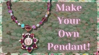 How to make a pendant using Soft Flex Beading Wire and the Book Lovers Design Kit [upl. by Aliuqat]